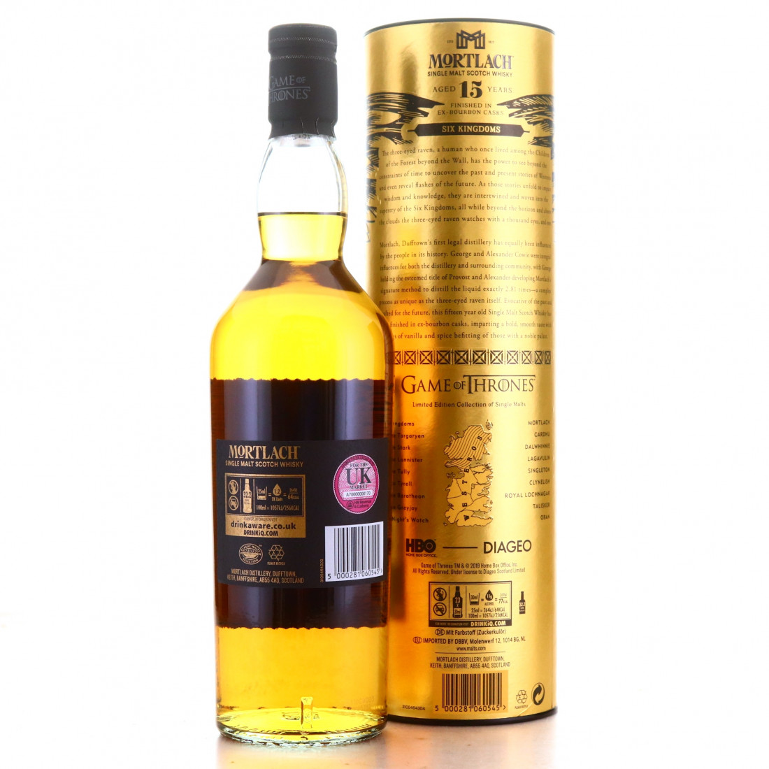 Mortlach 15 Year Old Game of Thrones / Six Kingdoms Whisky Auctioneer