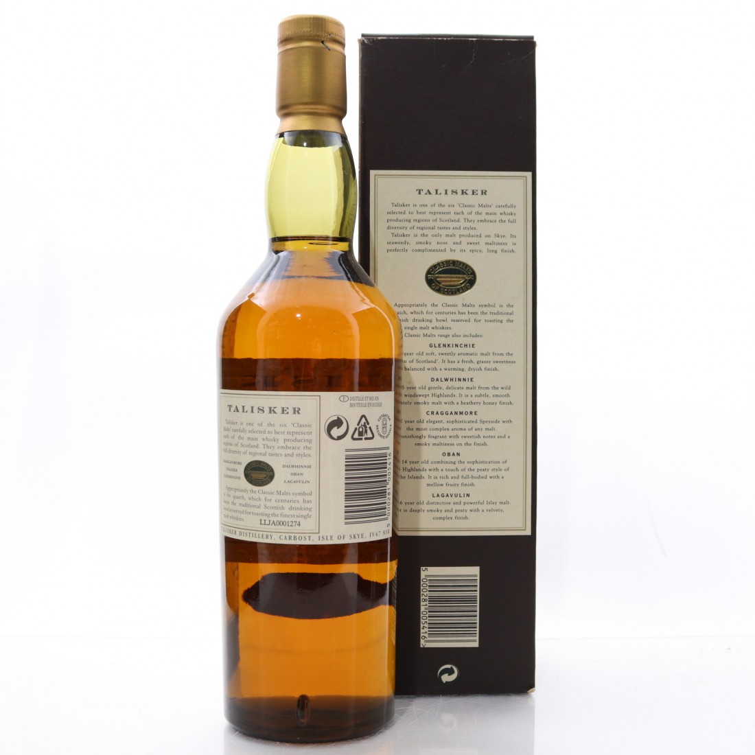 Talisker 10 Year Old Map Label Talisker 10 Year Old Map Label 1990S | Whisky Auctioneer
