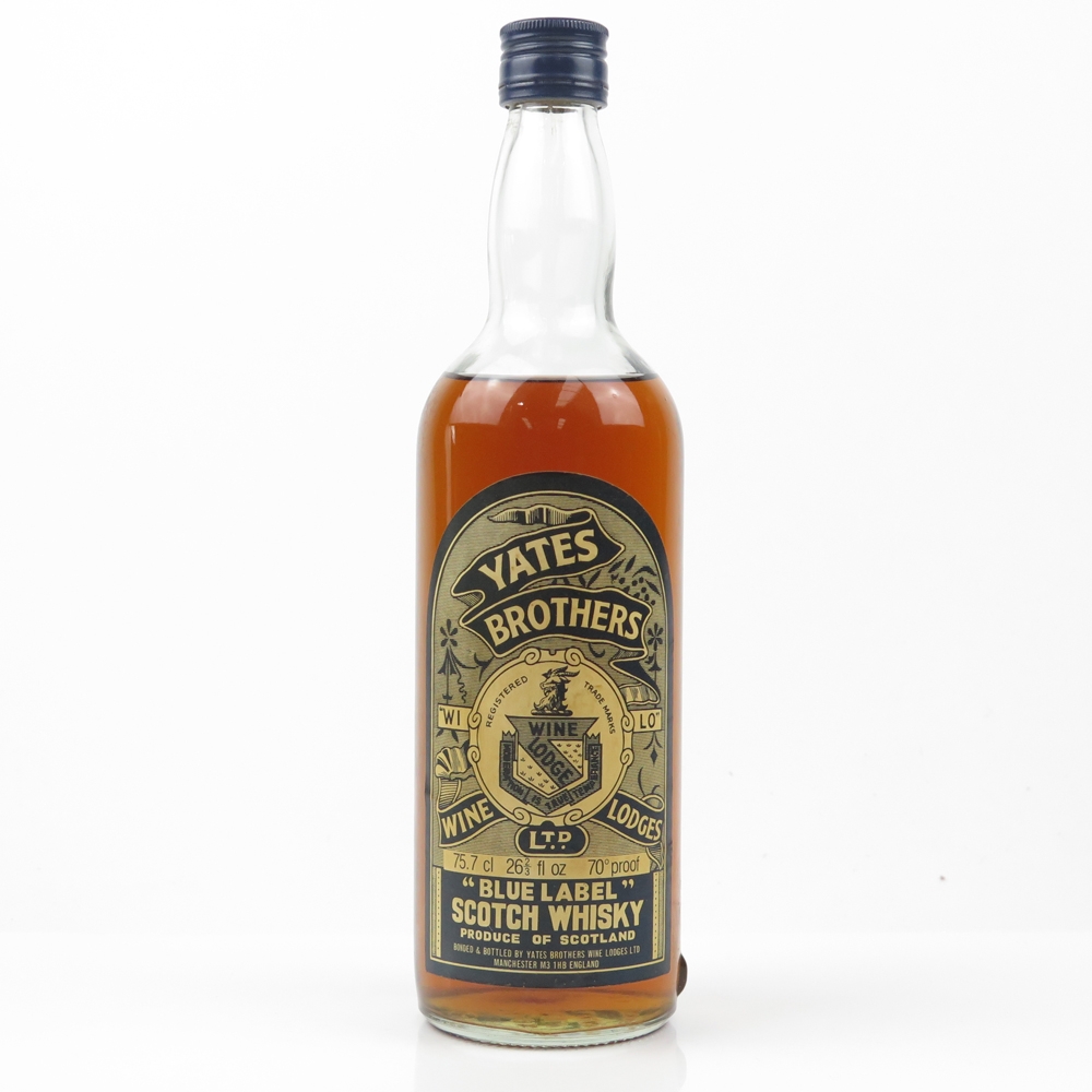 Yate's Brothers Blue Label Blend 1970s Whisky Auctioneer