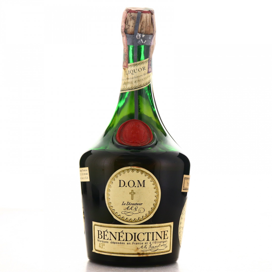 Benedictine D.O.M/B&D Liqueur Double Bottle 1970s Whisky Auctioneer