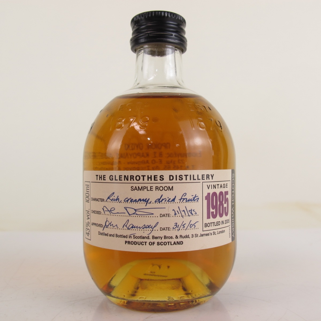 Glenrothes 1985 10cl Whisky Auctioneer