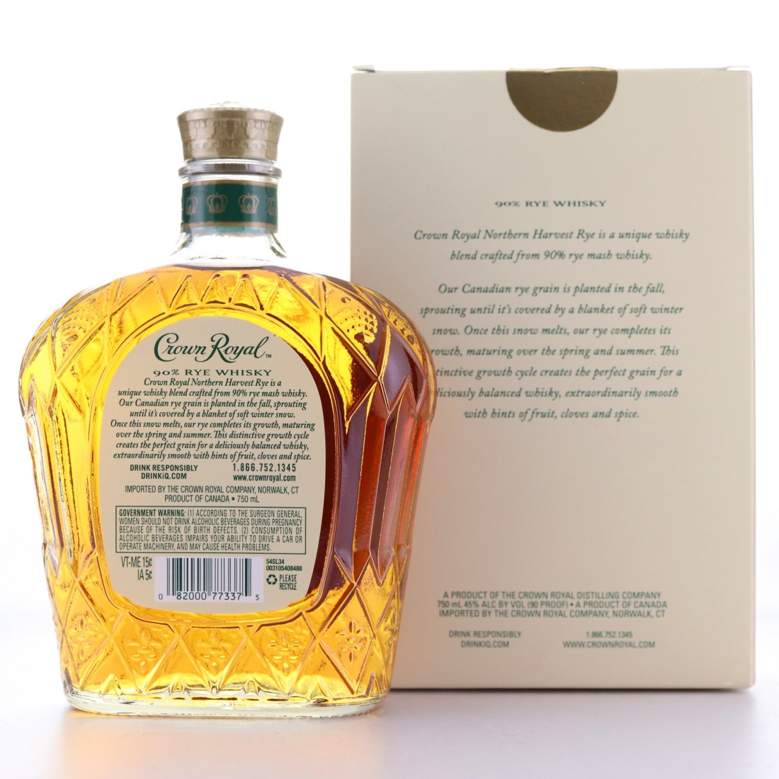 Crown Royal Northern Harvest Rye Whisky Auctioneer