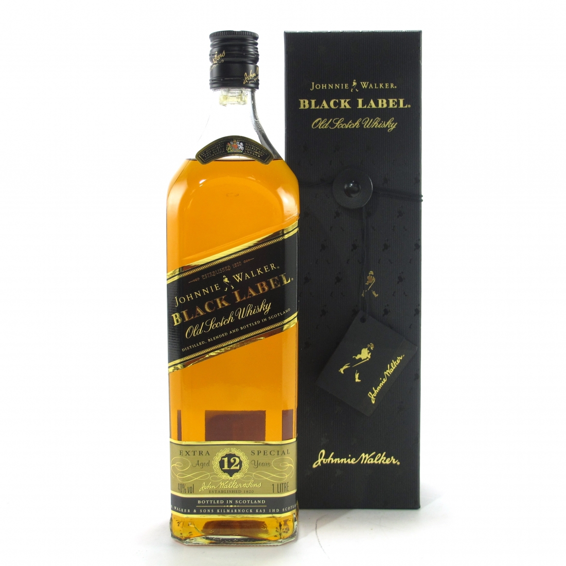 Johnnie Walker Black Label 1 Litre Whisky Auctioneer