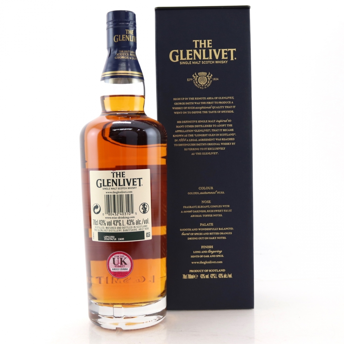 Glenlivet 18 Year Old Whisky Auctioneer
