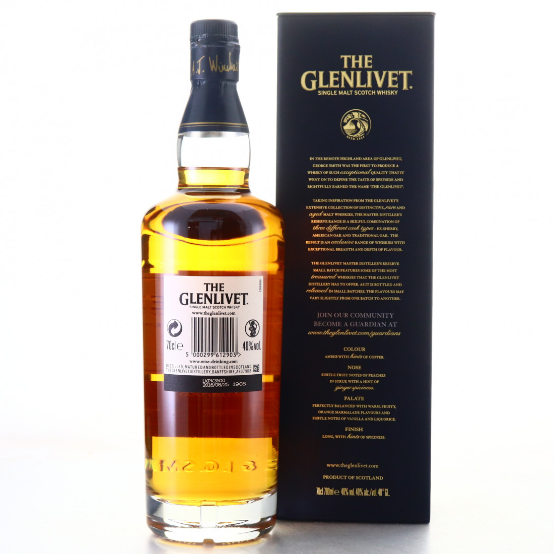 Glenlivet Master Distiller's Reserve Whisky Auctioneer