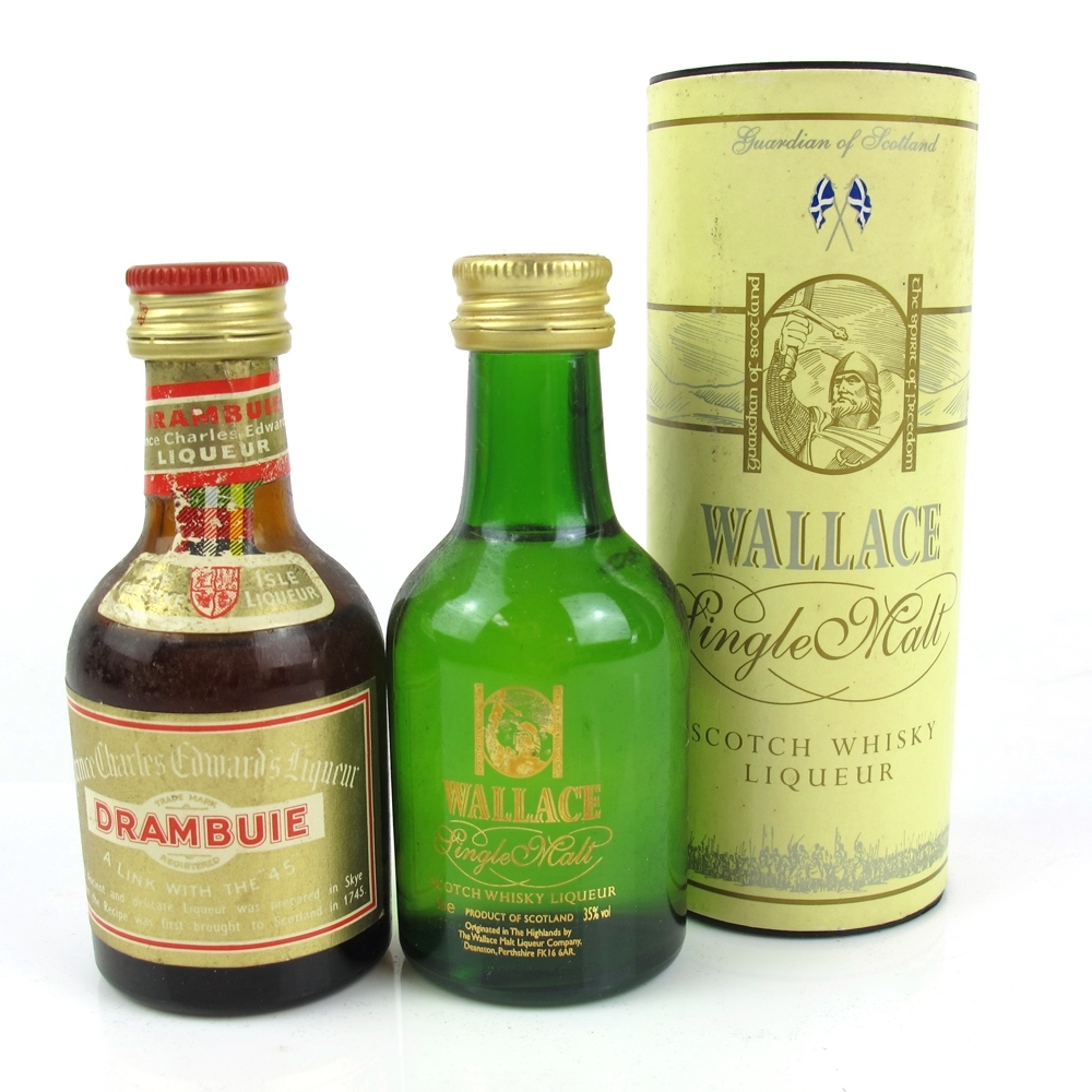 Miniature Scotch Whisky Liqueurs / 2 x 5cl Whisky Auctioneer