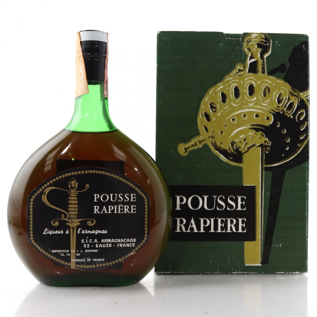Pousse Rapiere Armagnac Liqueur Whisky Auctioneer