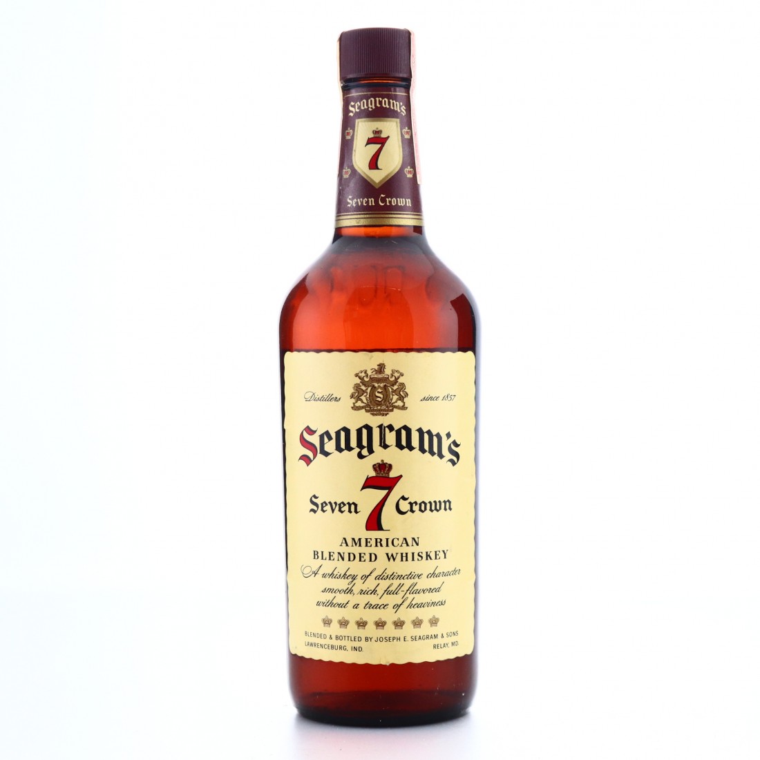 Seagram's Seven Crown American Whiskey 1960s Whisky Auctioneer