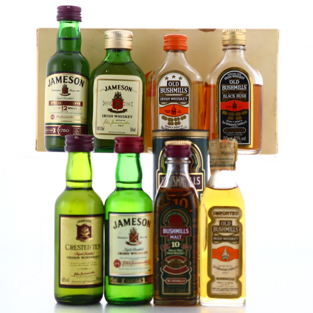Irish Whiskey Miniatures x 8 | Whisky Auctioneer