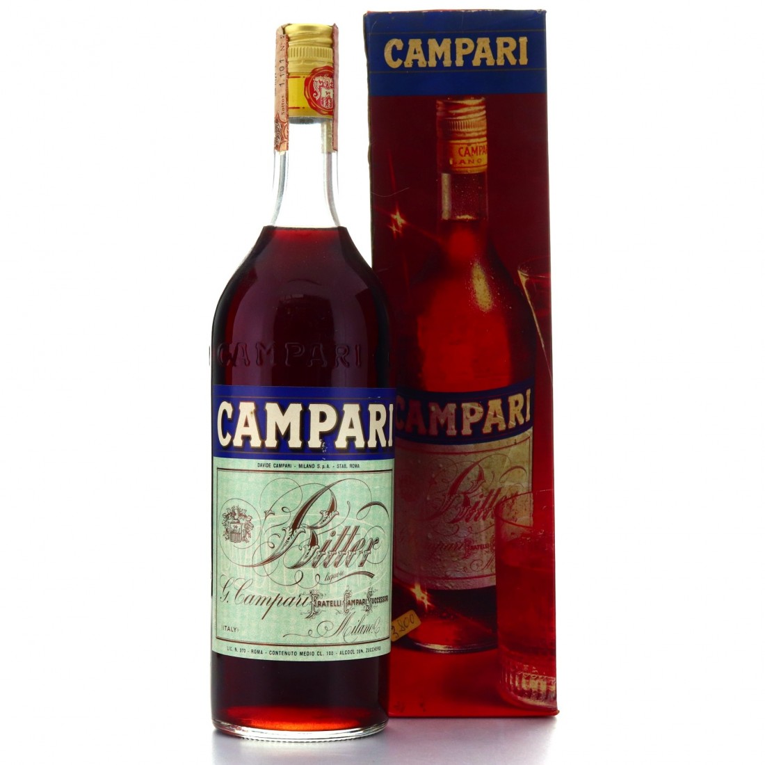 Campari Bitter 1 Litre 1970s Whisky Auctioneer