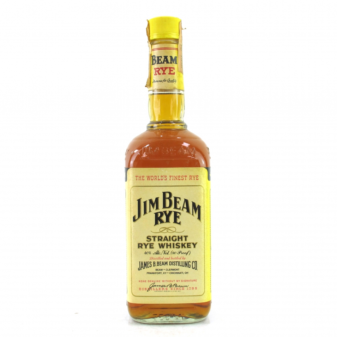 Jim Beam Rye Whisky Auctioneer
