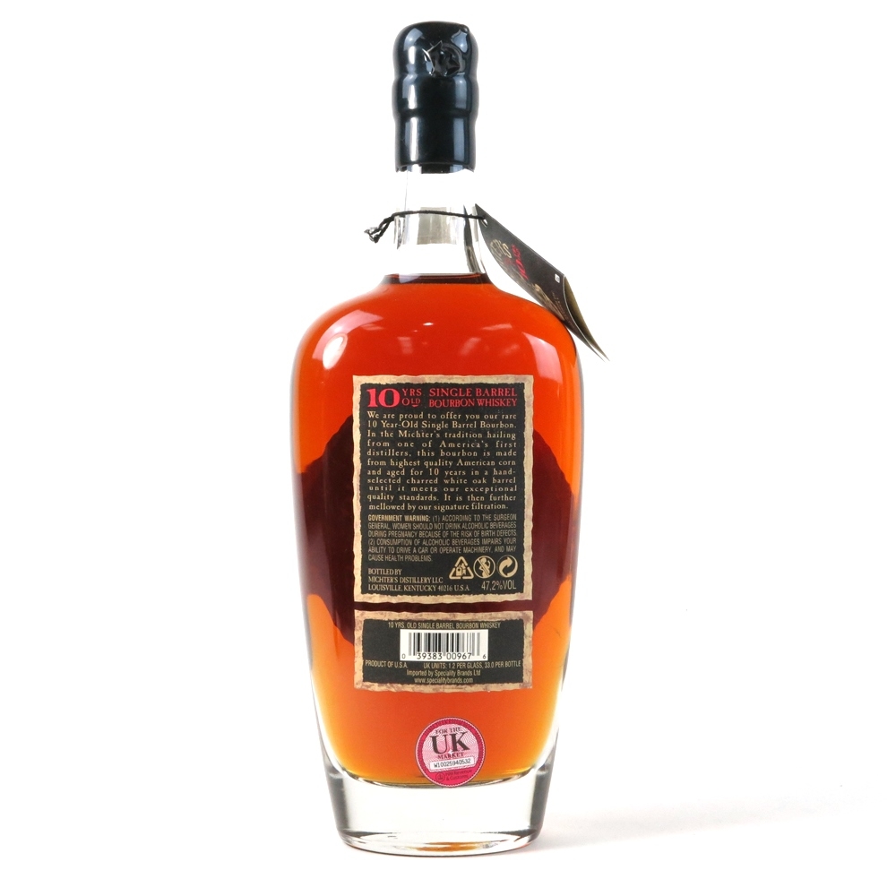 Michter's 10 Year Old Single Barrel Bourbon Whisky Auctioneer