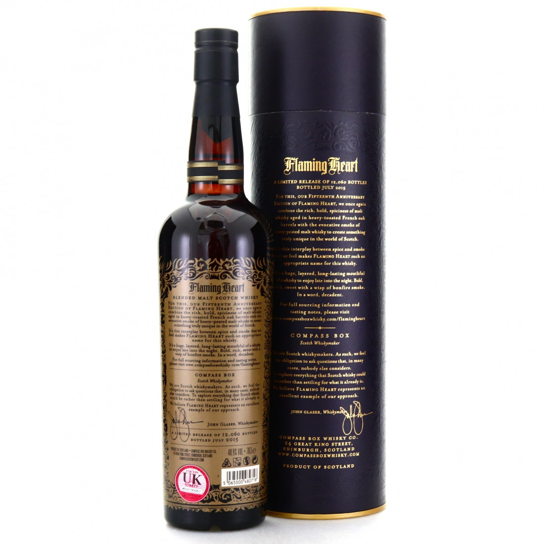Compass Box Flaming Heart 2015 Limited Edition Whisky Auctioneer