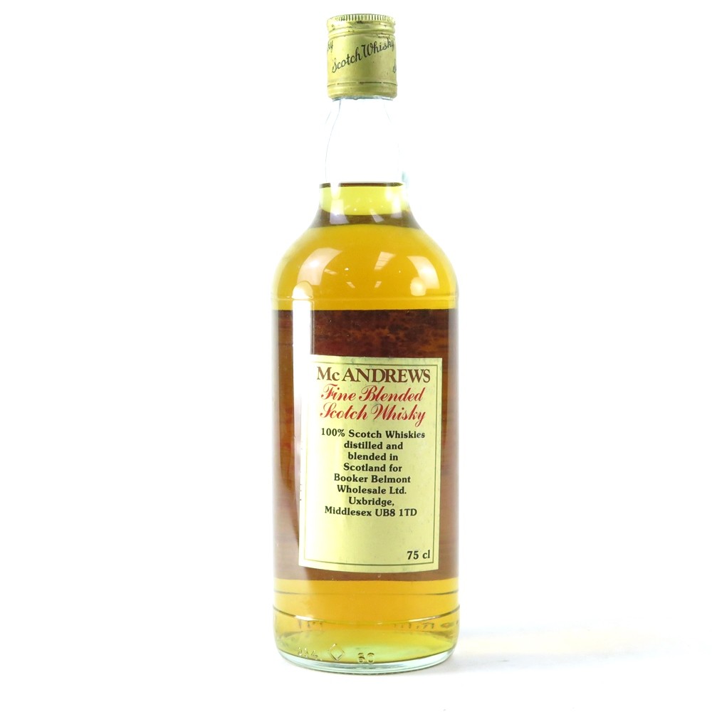McAndrews Scotch Whisky 1980s Whisky Auctioneer