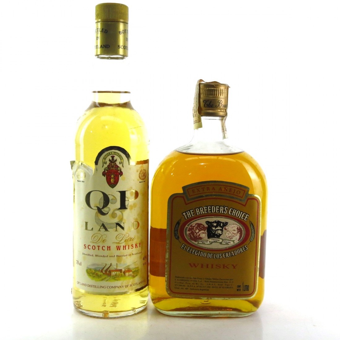QP Land De Luxe & The Breeder's Choice x 2 Whisky Auctioneer