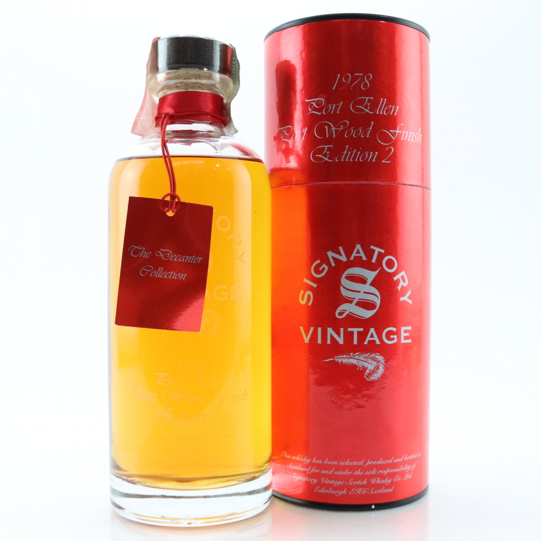 Port Ellen 1978 Signatory Vintage Decanter / Port Wood Edition 2