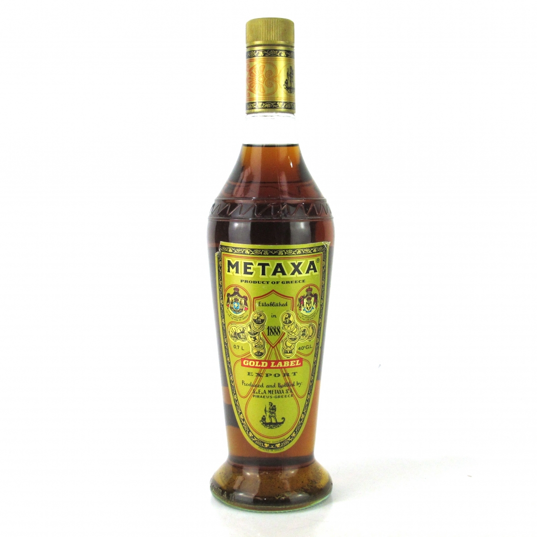 Metaxa Gold Label Whisky Auctioneer
