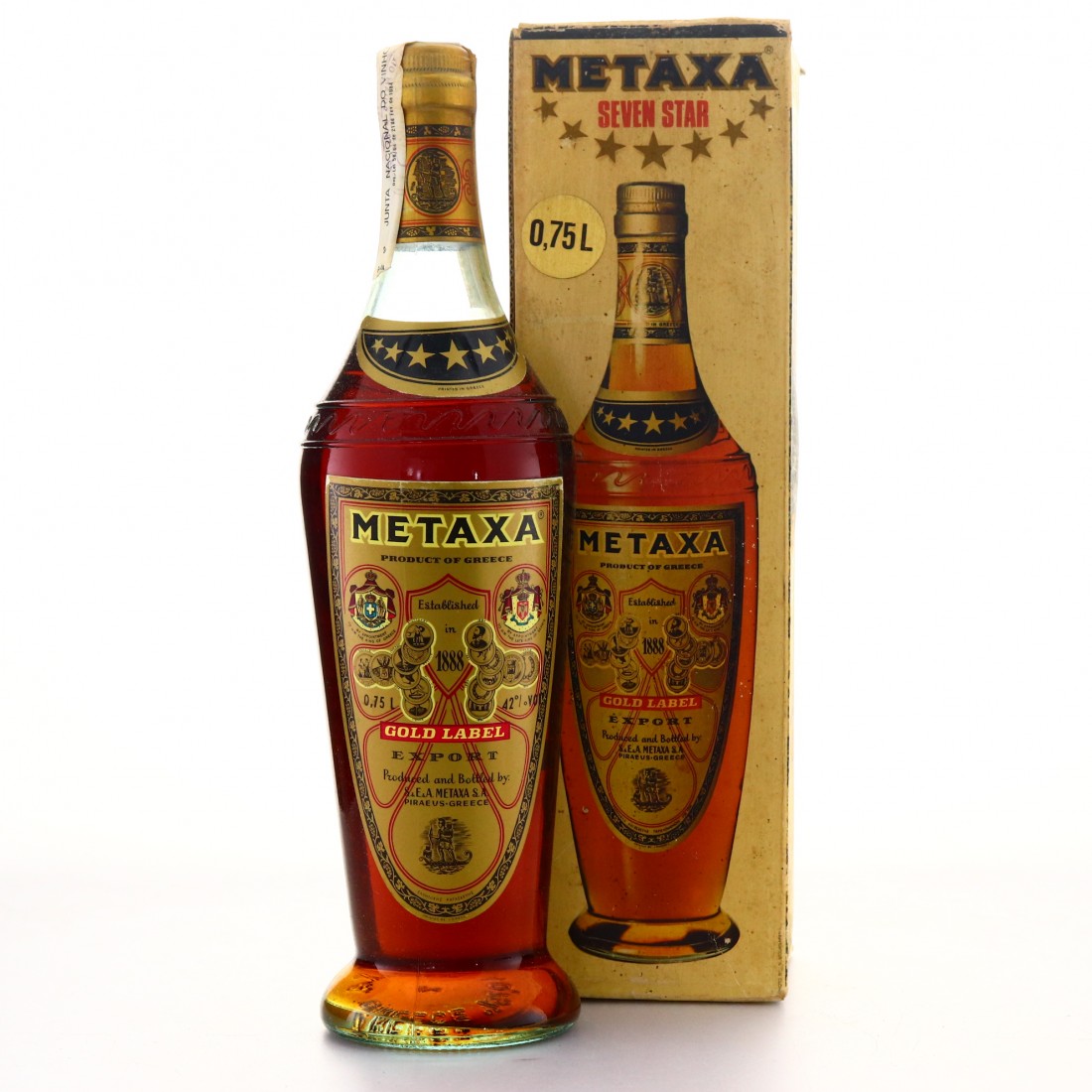 Metaxa Gold Label Whisky Auctioneer