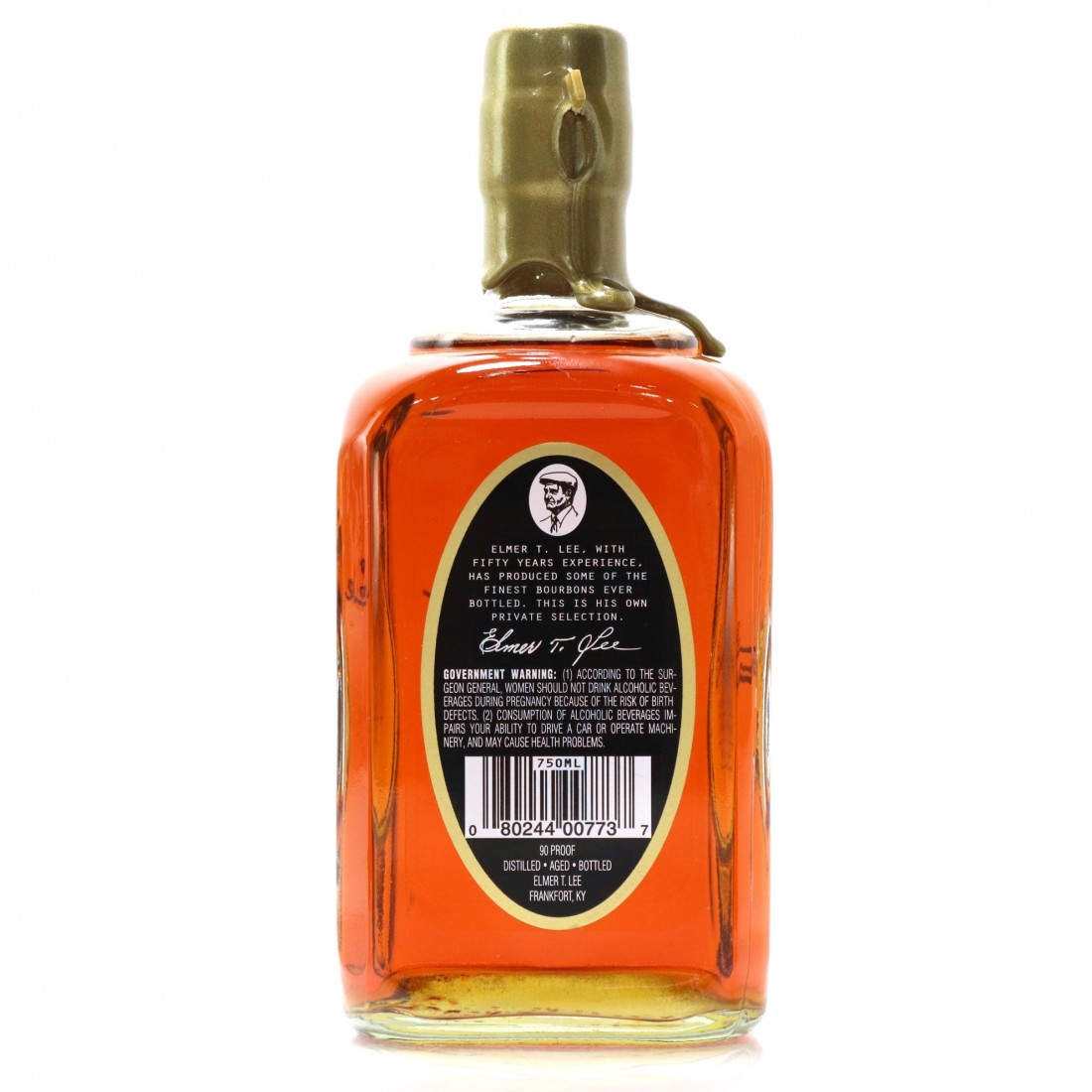 Elmer T. Lee Single Barrel Kentucky Straight Bourbon / Wax Seal