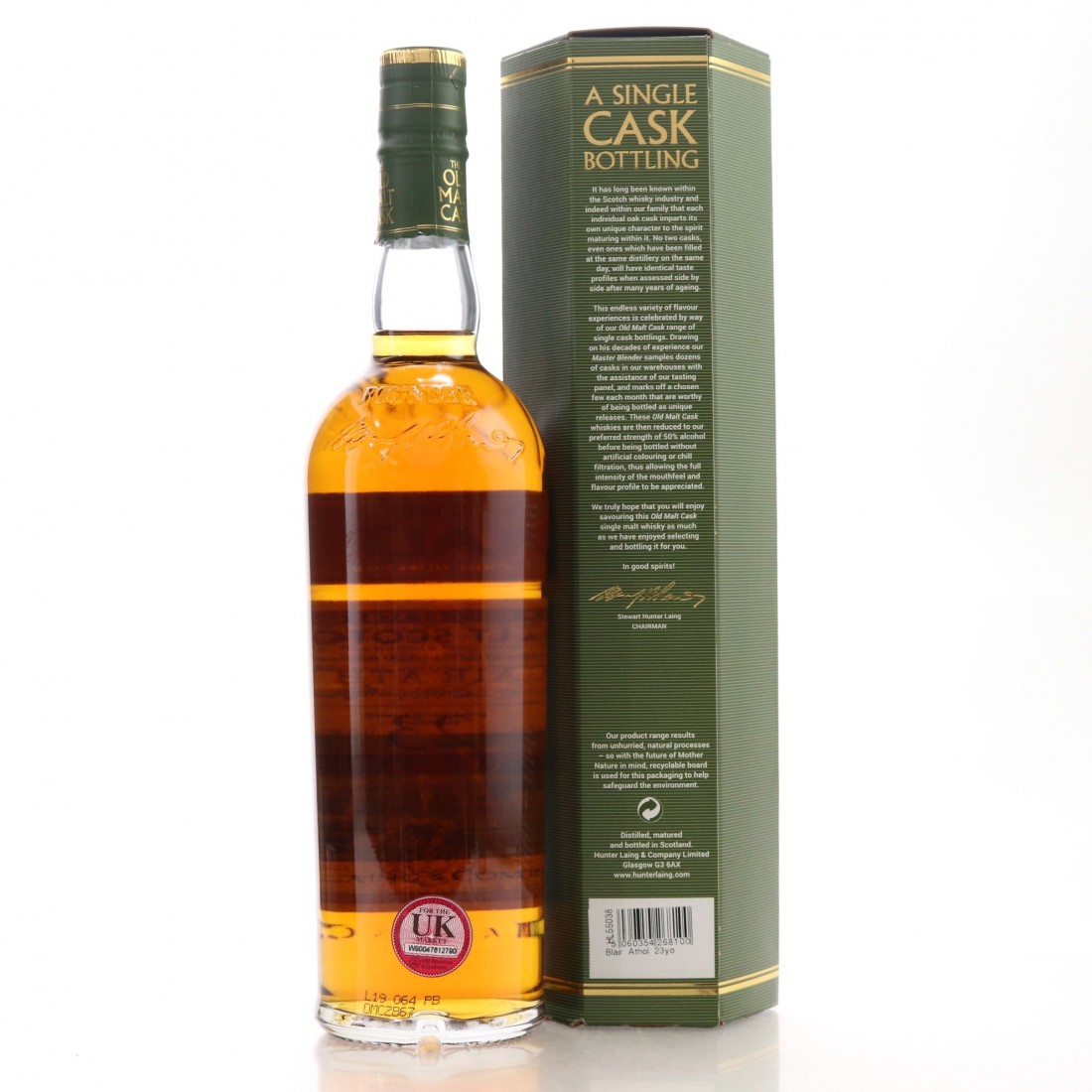 Blair Athol 1995 Hunter Laing 23 Year Old Whisky Auctioneer