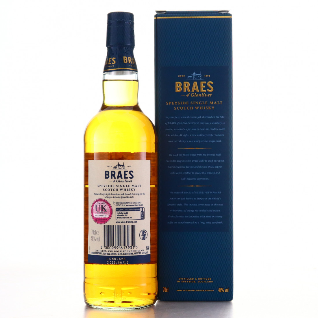 Braes of Glenlivet 1994 American Oak 25 Year Old Whisky Auctioneer
