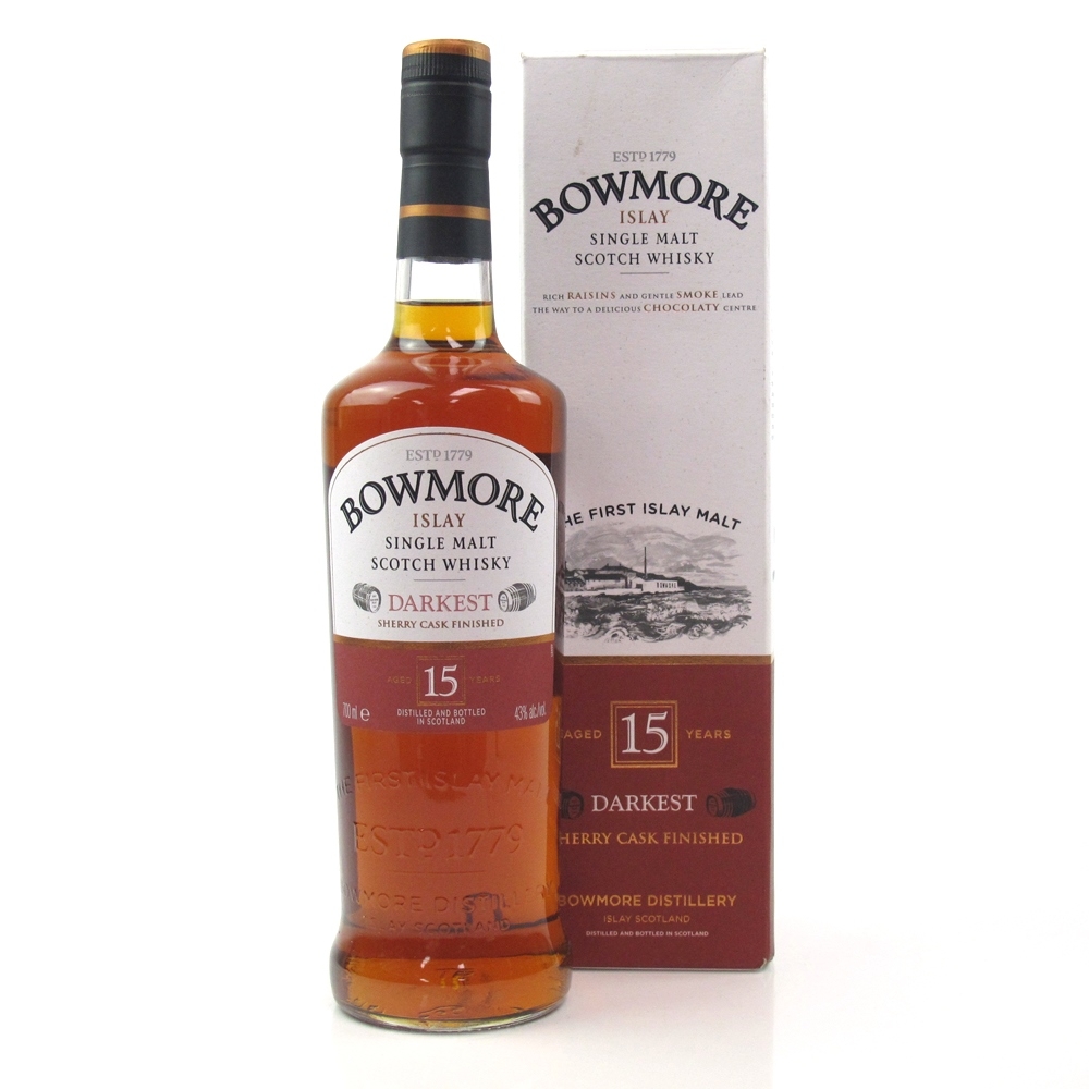 Bowmore 15 Year Old Darkest Whisky Auctioneer