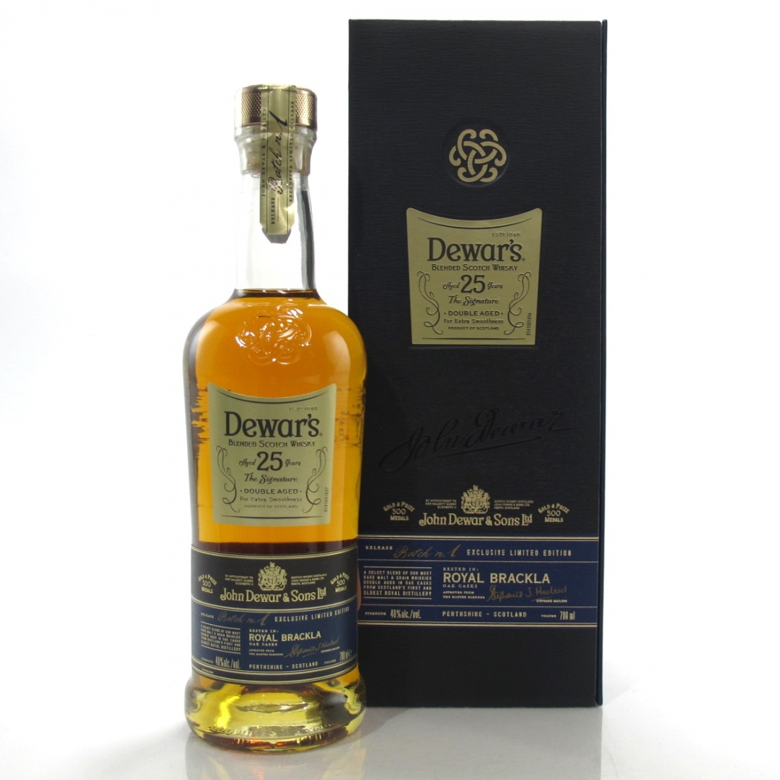 Dewar's 25 Year Old Signature / Royal Brackla Casks Whisky Auctioneer