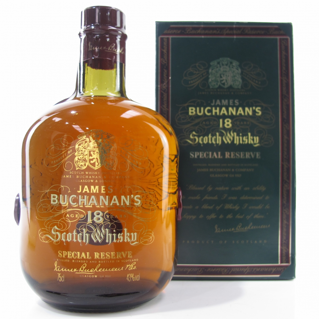 Buchanan's 18 Year Old Special Reserve 75cl Whisky Auctioneer