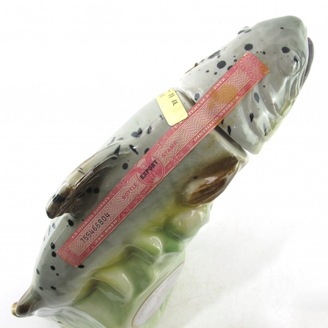 Jim Beam 100 Months Old Canadian Game Fish Decanter 1970s Whisky