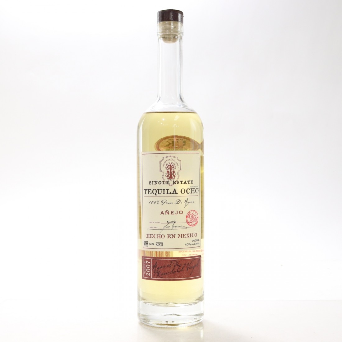 Tequila Ocho 2007 Single Estate Anejo Whisky Auctioneer