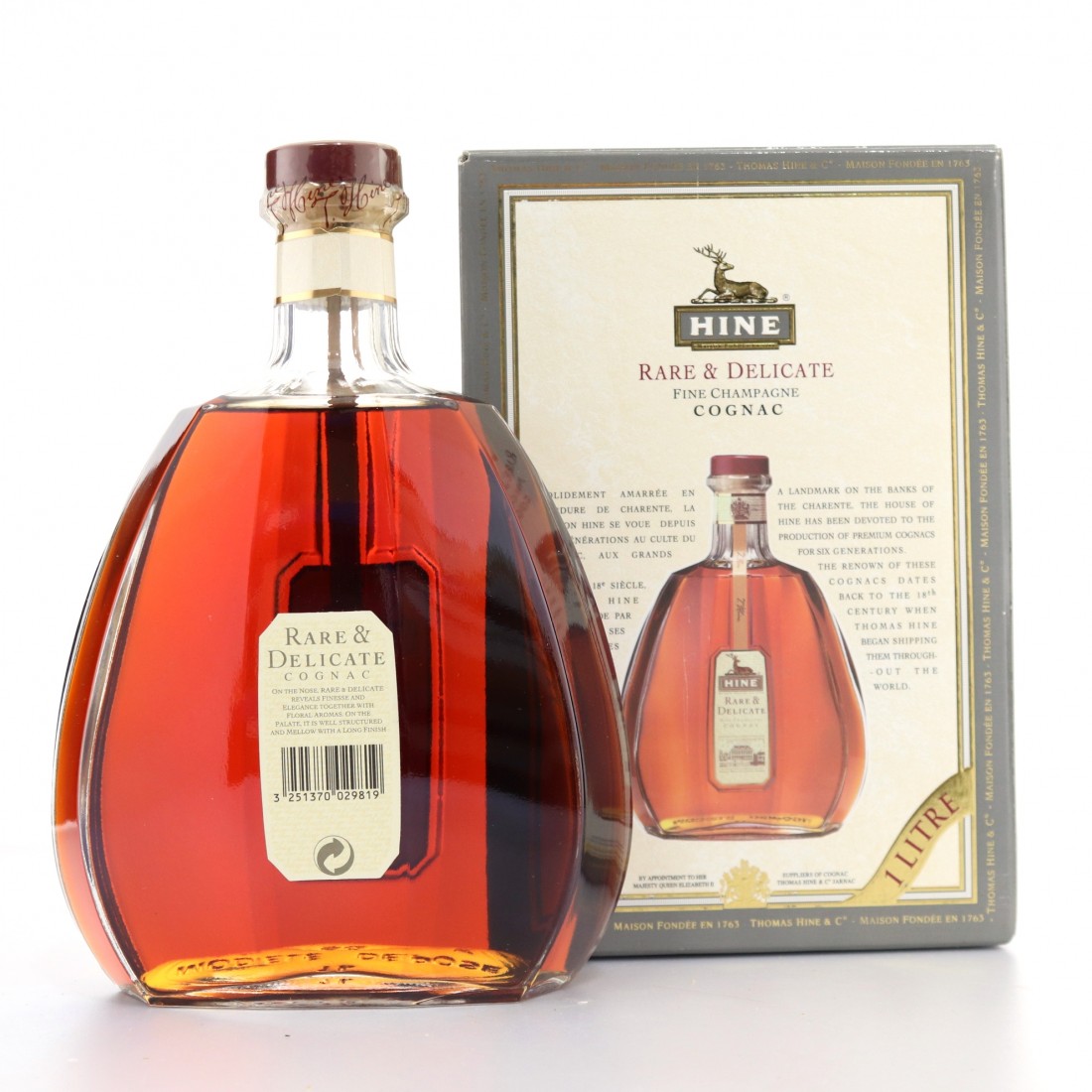 Hine Rare and Delicate Cognac 1 Litre | Whisky Auctioneer