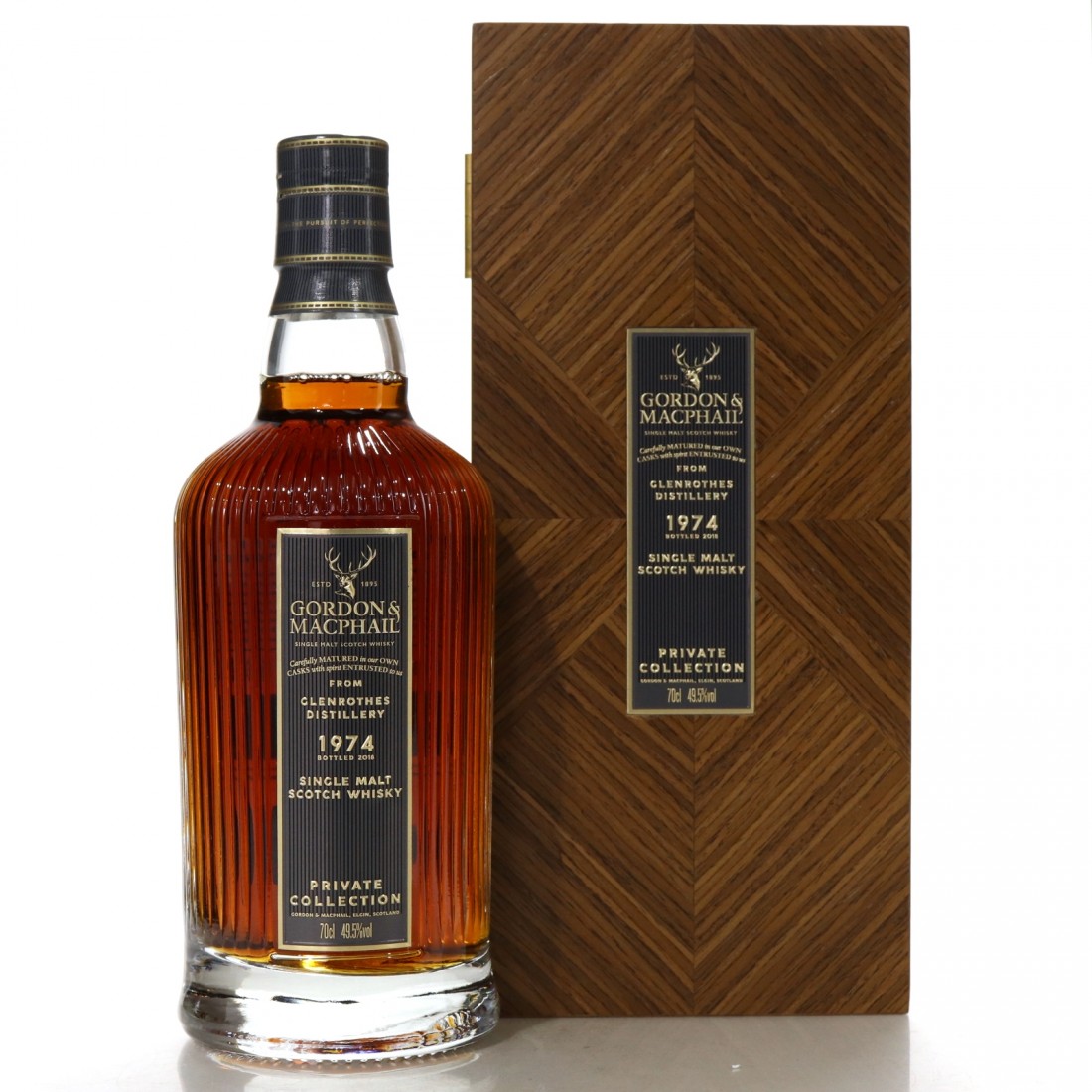 Glenrothes 1974 Gordon and MacPhail Private Collection Whisky Auctioneer