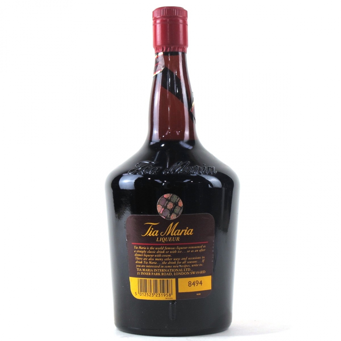 Tia Maria 1 Litre Whisky Auctioneer