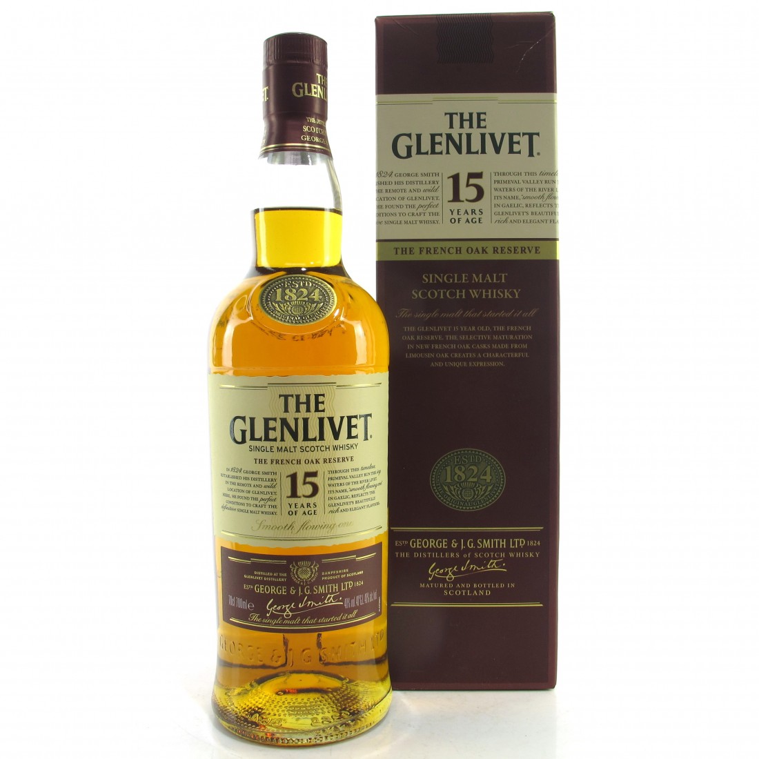 Glenlivet 15 Year Old French Oak Reserve Whisky Auctioneer