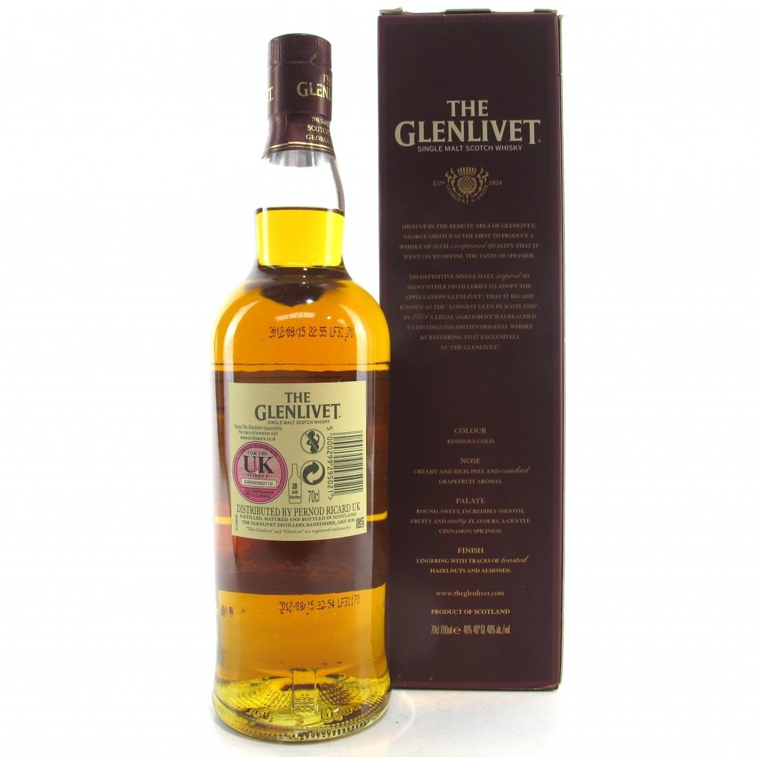 Glenlivet 15 Year Old French Oak Reserve Whisky Auctioneer