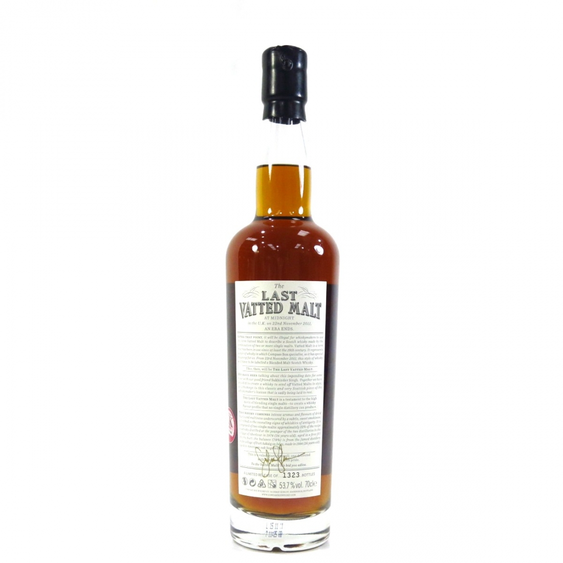 Compass Box Last Vatted Malt Whisky Auctioneer
