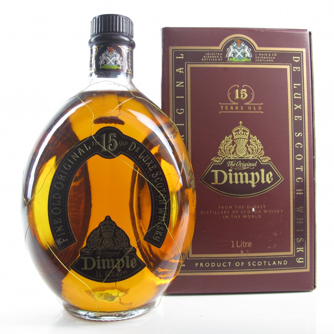 Dimple 15 Year Old 1 Litre Whisky Auctioneer