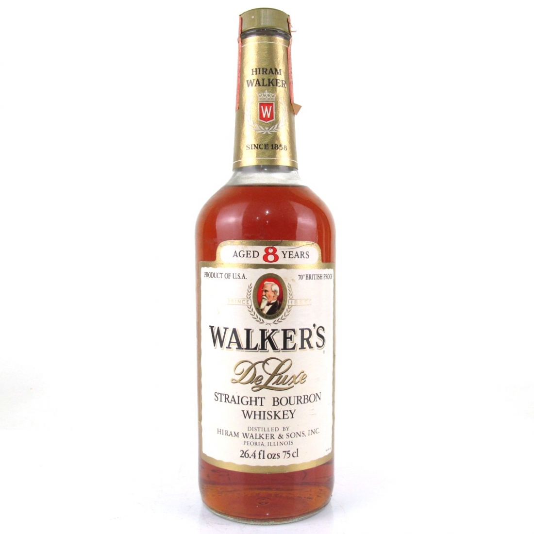 Walker's 8 Year Old Deluxe Bourbon 1970s Whisky Auctioneer