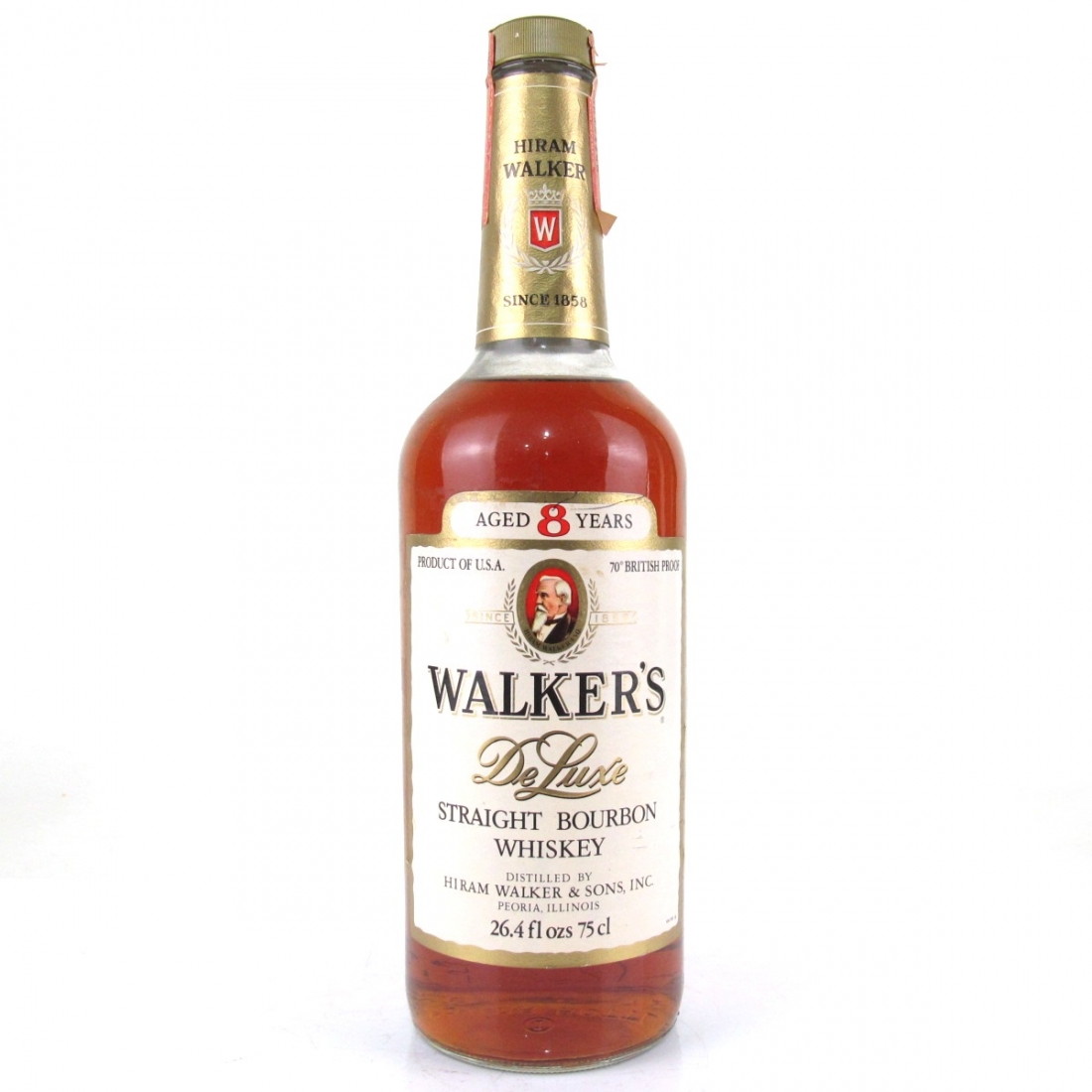 Walker&#039;s 8 Year Old Deluxe Bourbon 1970s