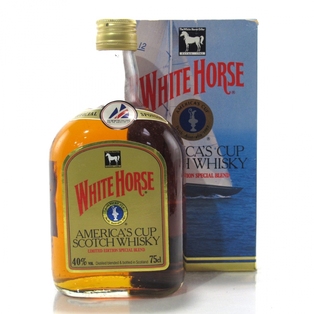 White Horse America's Cup Scotch Whisky 1987 Whisky Auctioneer