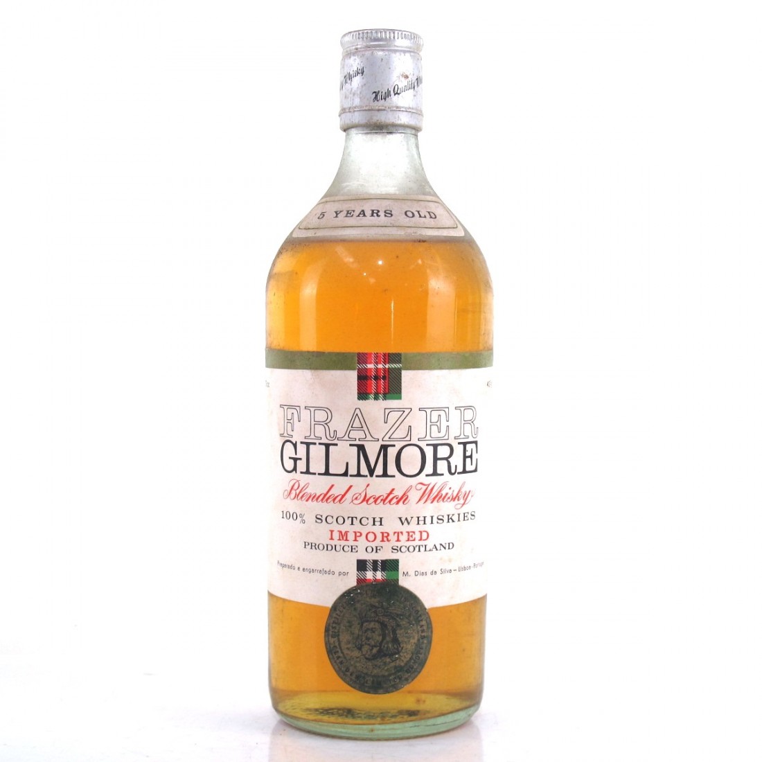 Frazer Gilmore 5 Year Old Scotch Whisky 1980s Whisky Auctioneer