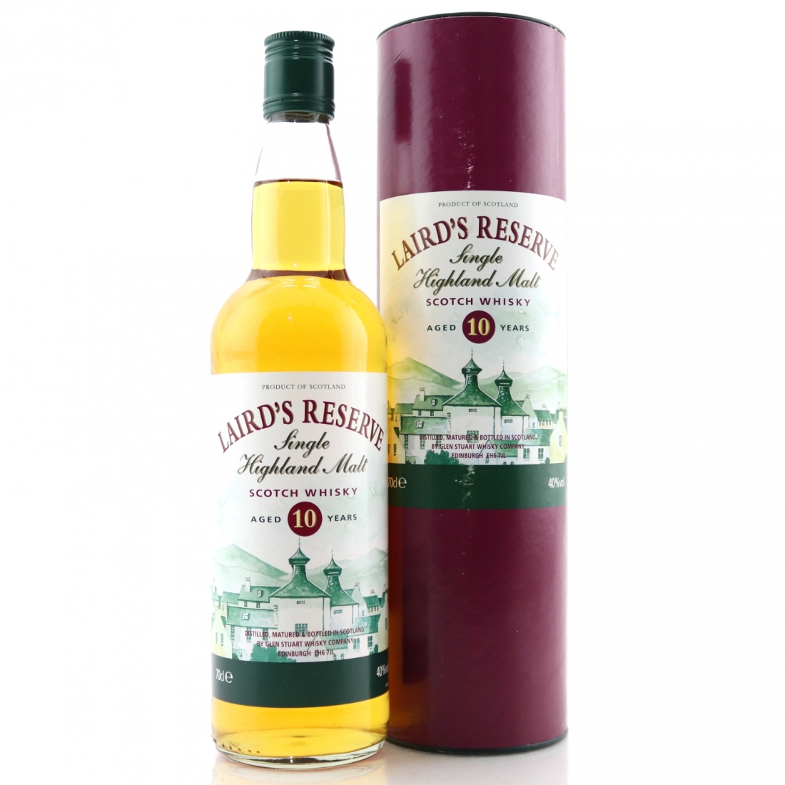 Laird's Reserve 10 Year Old Highland Single Malt Whisky Auctioneer
