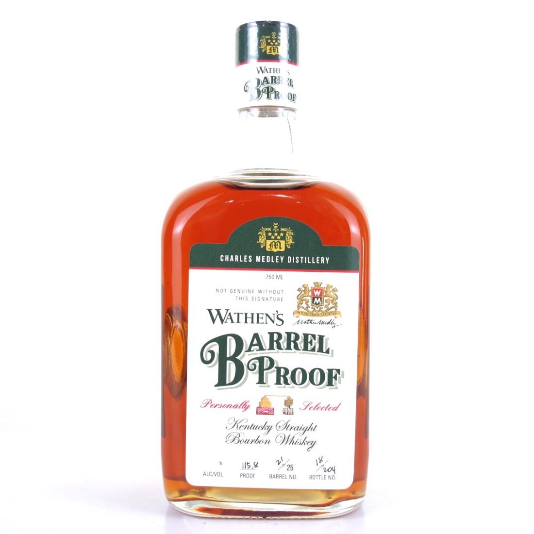 wathen's barrel proof bourbon