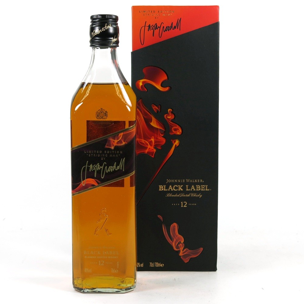 Johnnie Walker Black Label Jasper Goodall limited Edition Whisky