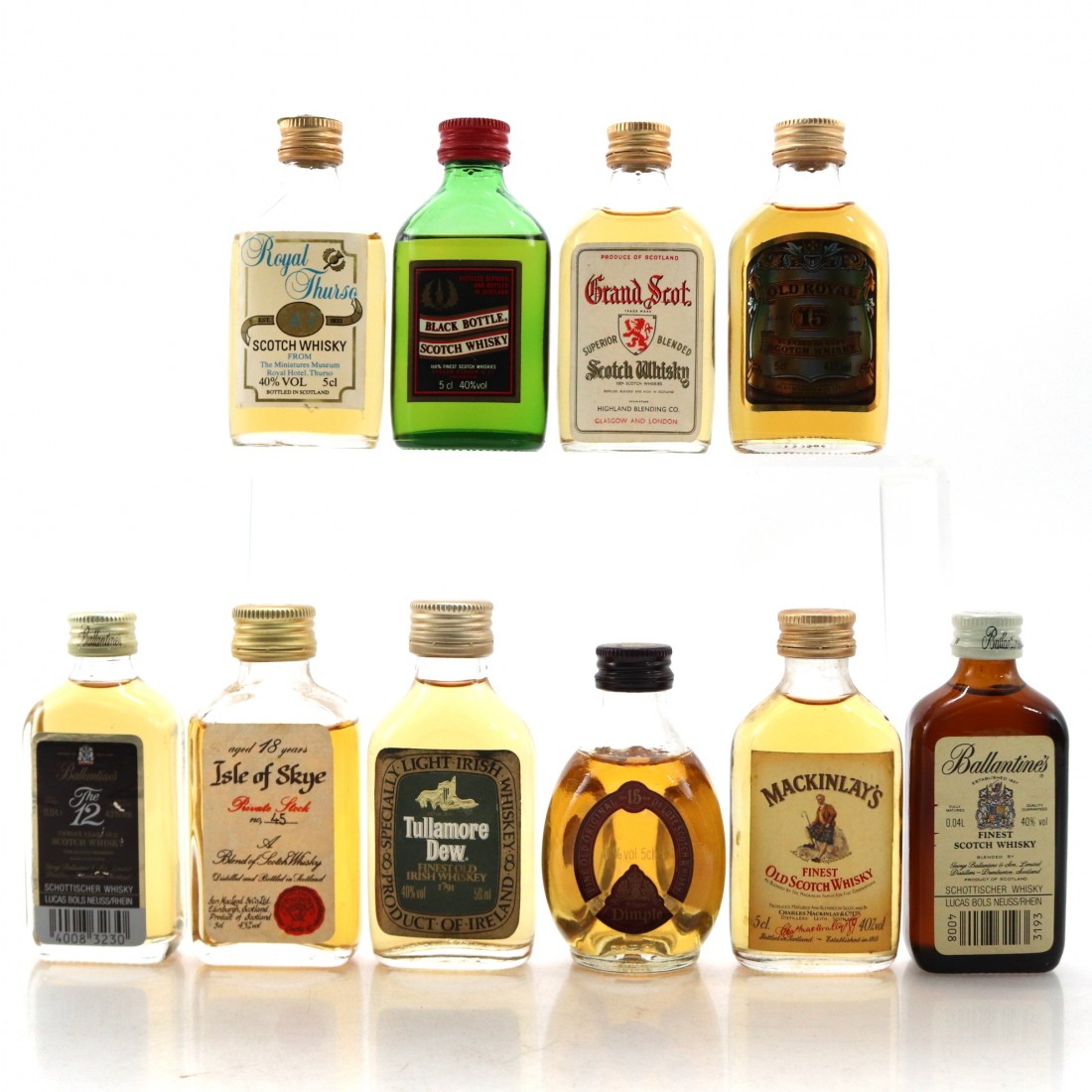 Blended Whisky Miniature Selection x 10 | Whisky Auctioneer