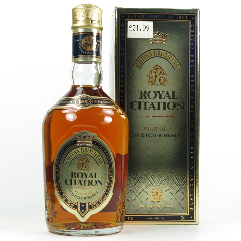 Chivas Brothers Royal Citation 1990s Whisky Auctioneer