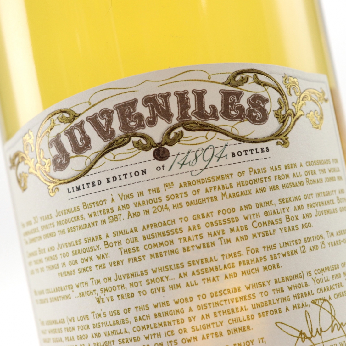 Compass Box Juveniles Limited Edition Whisky Auctioneer