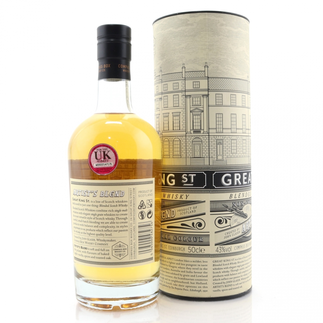 Compass Box Great King Street 50cl Whisky Auctioneer