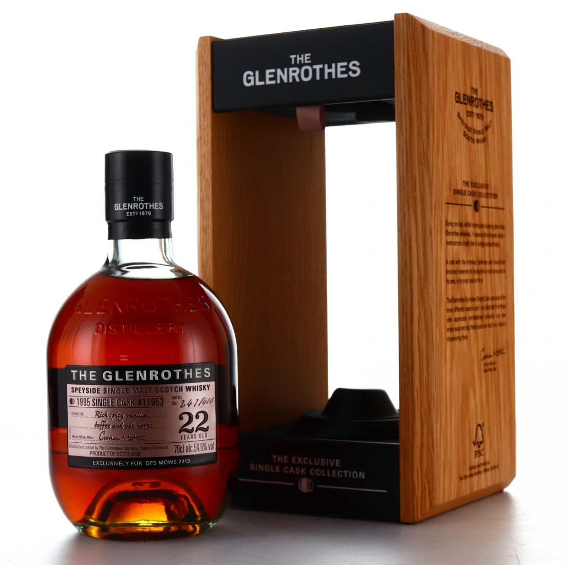 Glenrothes 1995 Single Cask 22 Year Old 11953 / DFS Spirits Whisky