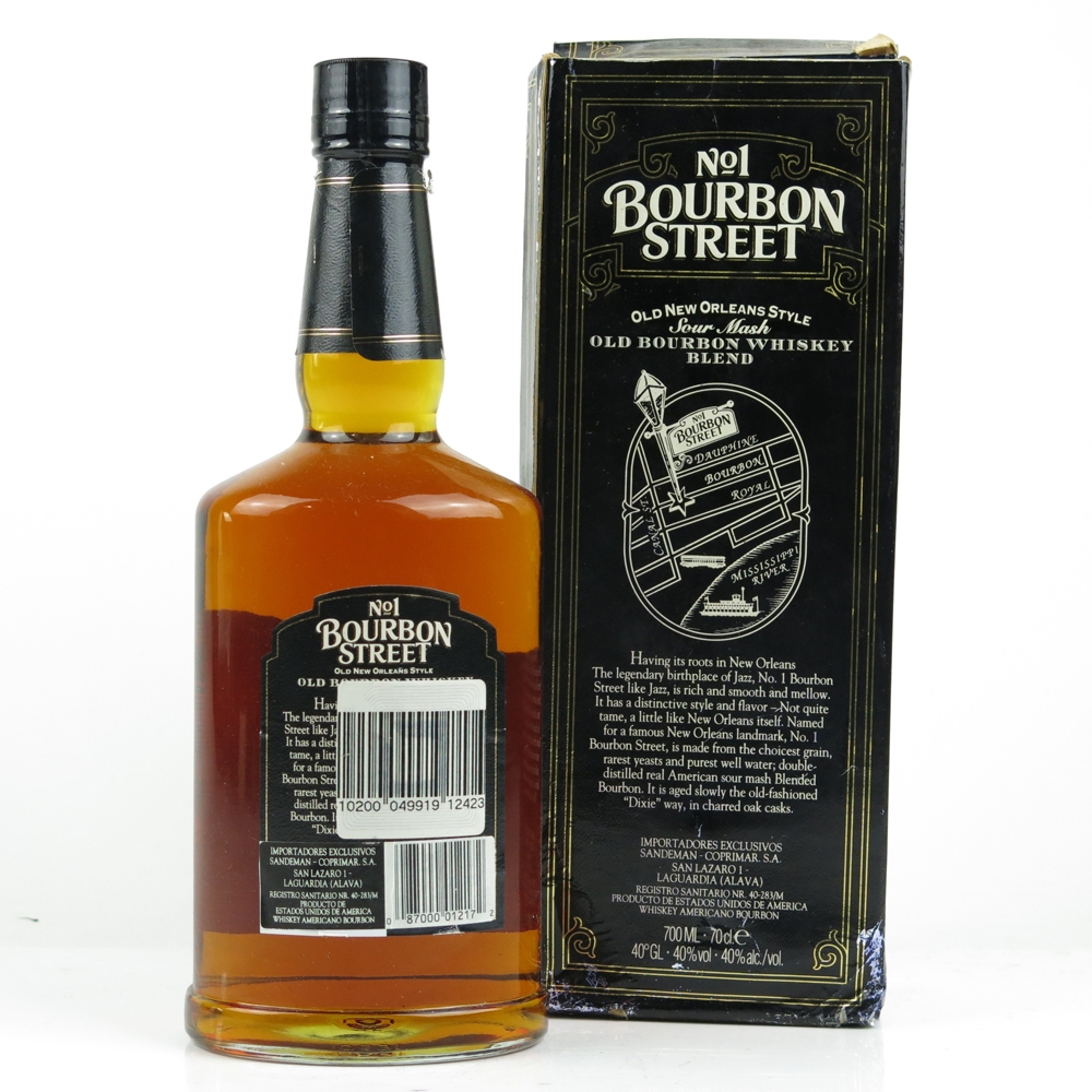No 1 Bourbon Street Old Bourbon Whiskey Blend Whisky Auctioneer